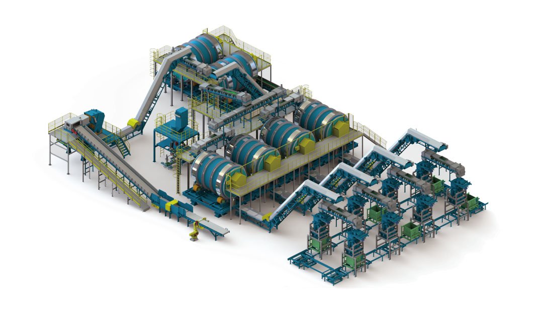 生胶切粒均化系统